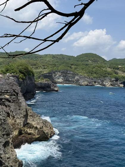 Sea cliffs and ocean
